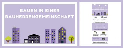 Beitragsbild zur Infografik Bauen in einer Bauherrengemeinschaft