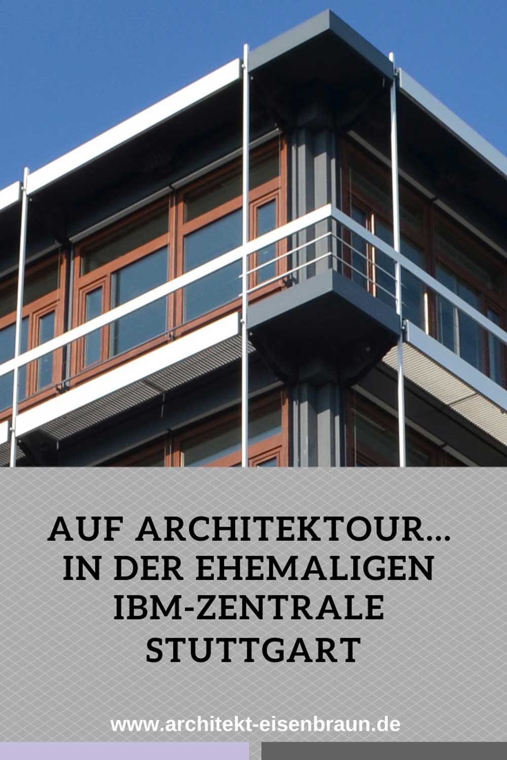 Auf Architektour auf dem Eiermann Campus, der ehemaligen IBM-Zentrale in Stuttgart-Vaihingen.