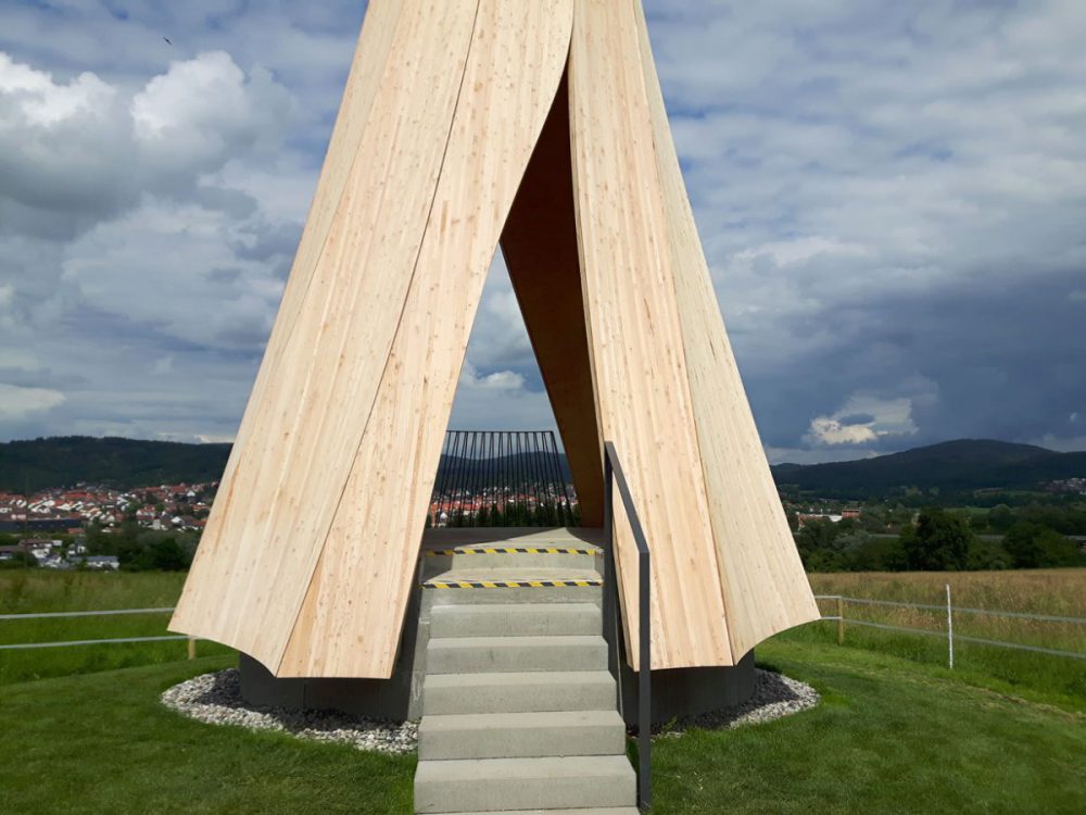 Turmschaft Urbach mit Treppe