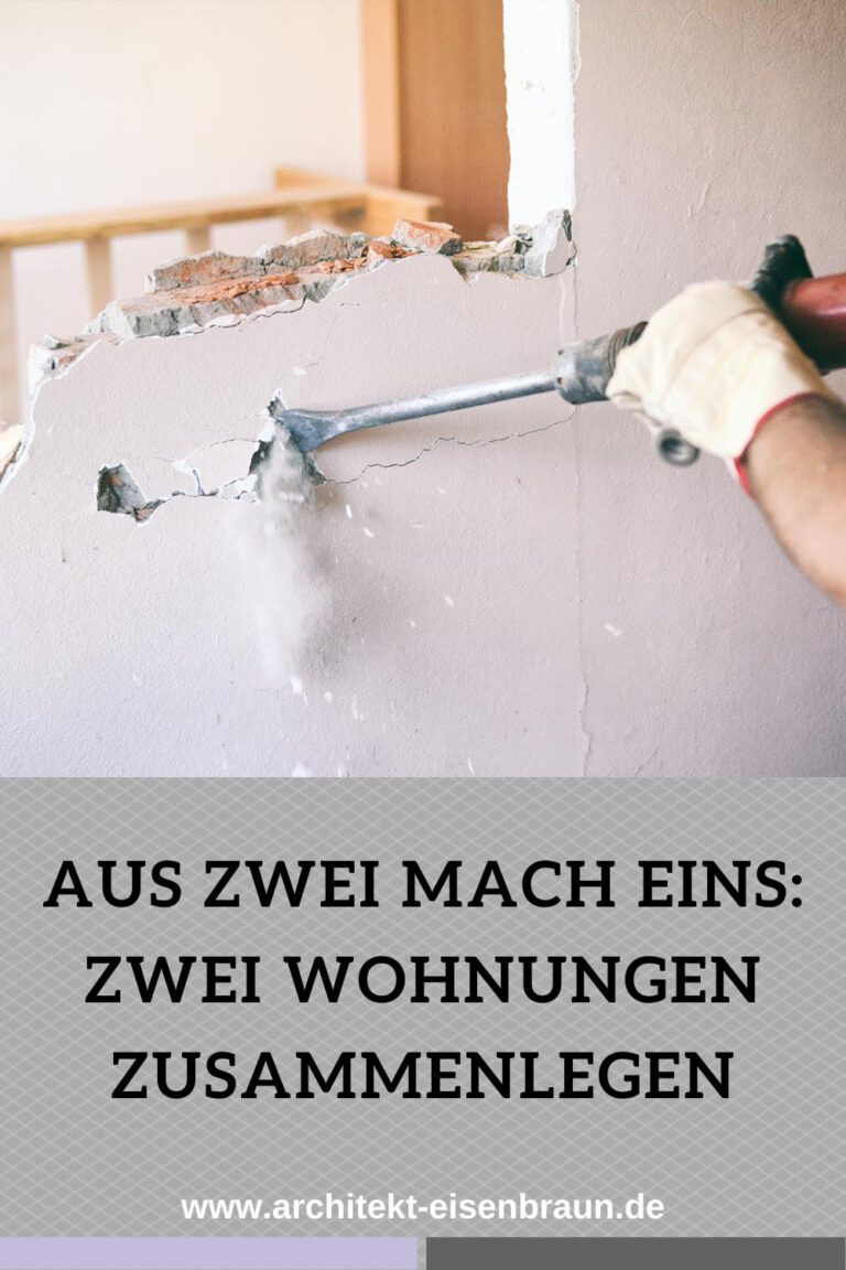 Zwei Wohnungen zusammenlegen