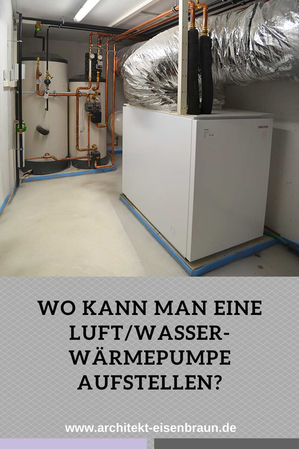 Wo kann man eine Luft/Wasser-Wärmepumpe aufstellen?