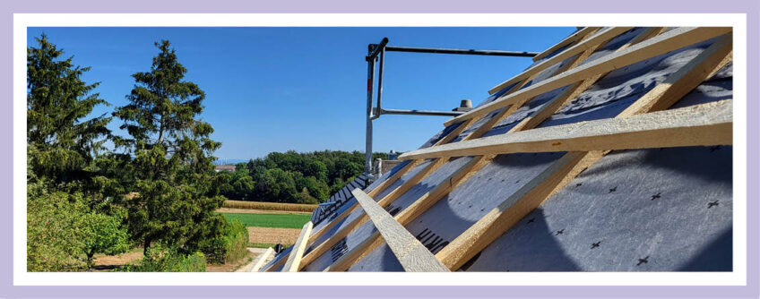 Wohnsendungen und die Realität in der Architektur: Das Bild zeigt das Dach eines Neubaus des Architekturbüro Eisenbraun