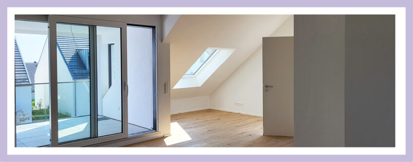 Was versteht man unter einer Wohnflächenberechnung? Das Bild zeigt das Atelierzimmer eines vom Architekturbüro Eisenbraun entworfenen Wohnhauses.