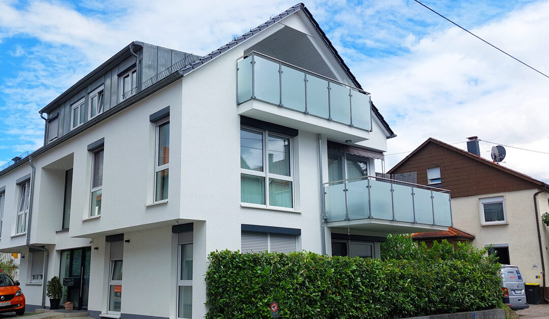 Vom Architekturbüro Eisenbraun geplantes 4-Familienwohnhaus in Esslingen.